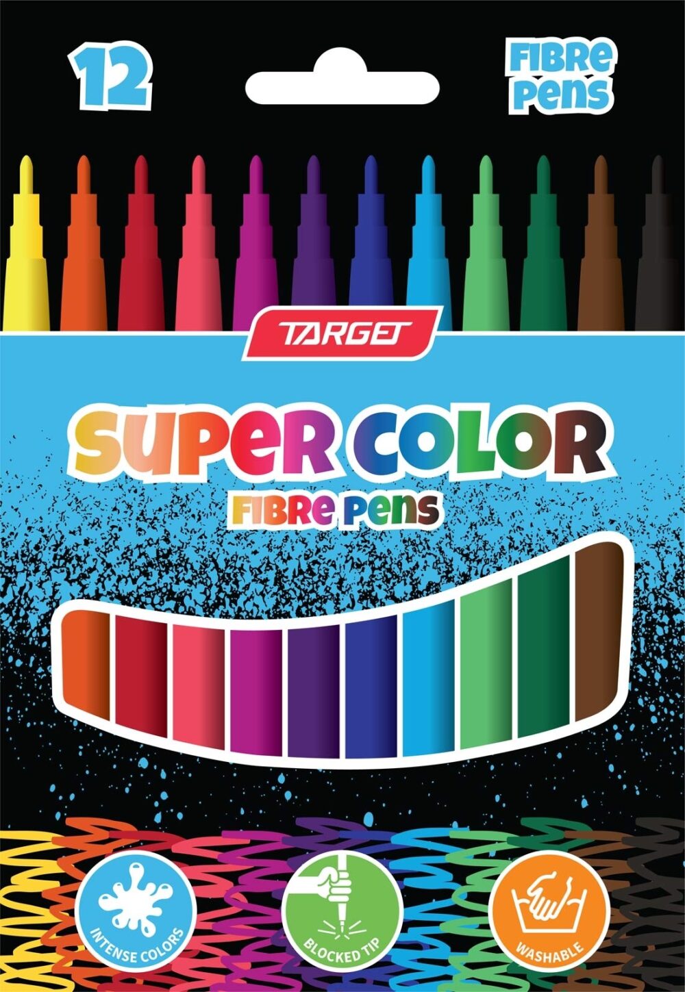 Фломастери 12во1 Таргет Super Color - Flomasteri 12vo1 Target Super Color 27422