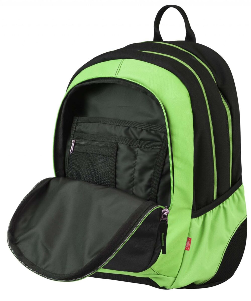 Target училишни и урбани ранци 3 Zip Fluo Green Apple