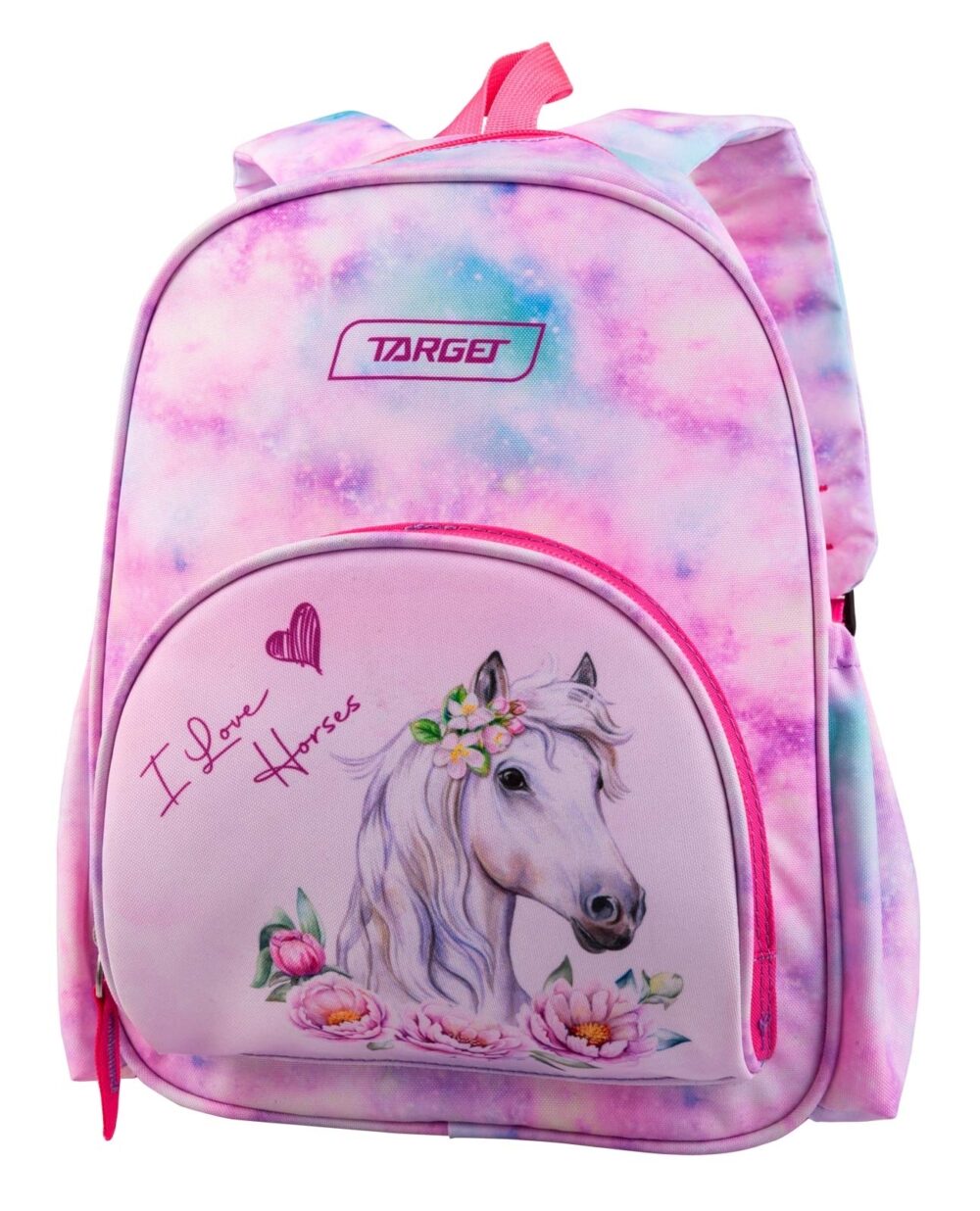 Таргет детски и училишни ранци Kinder Floral Horse