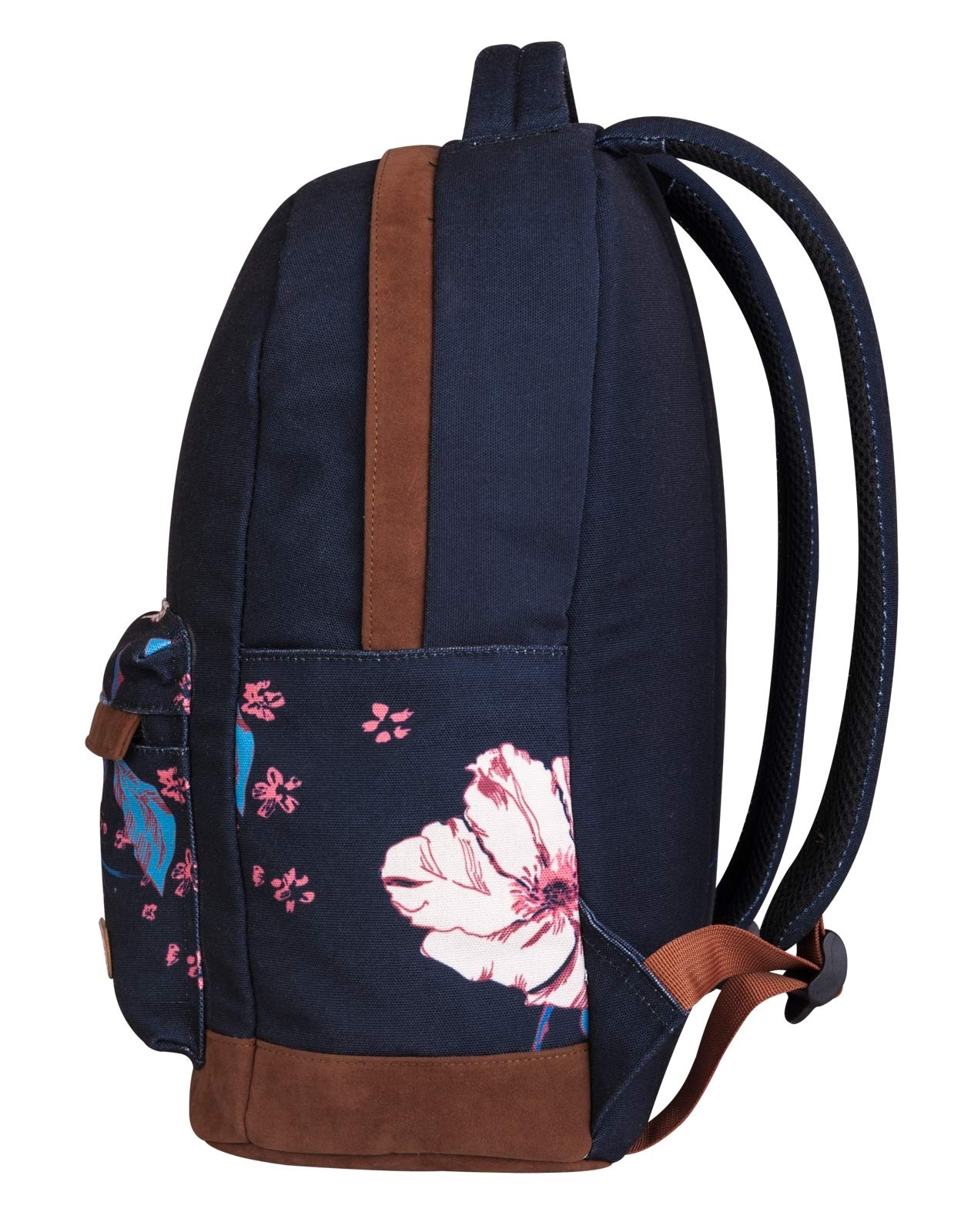 Таргет училишни и урбани ранци Canvas Floral Blue