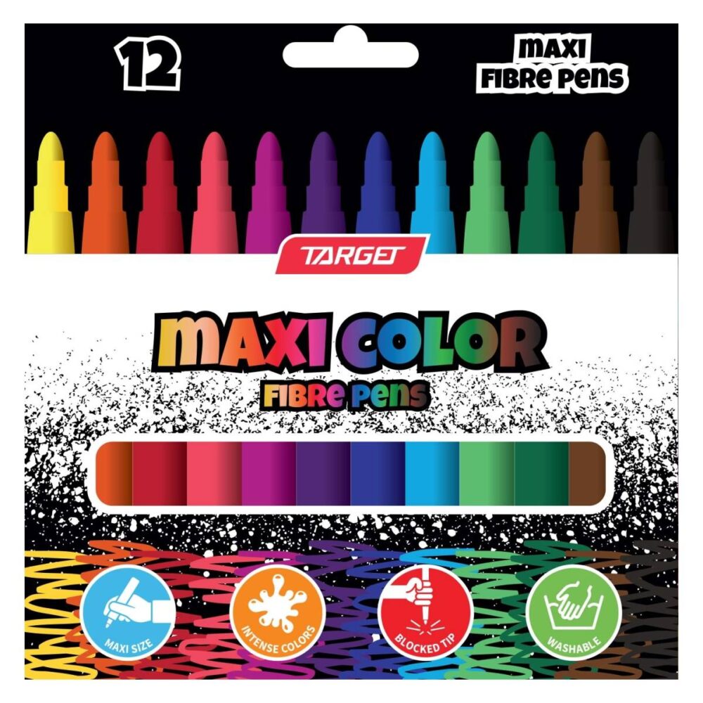 Фломастери 12во1 Таргет Maxi Color - Flomasteri 12vo1 Target Maxi Color 27835